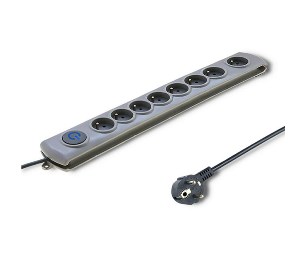 Qoltec Quick Switch - 8 gniazd, 1,8m - 462011 - zdjęcie